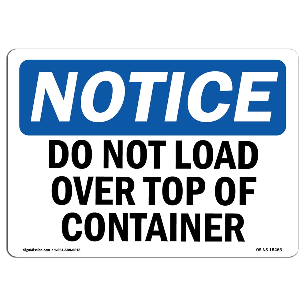 SignMission OS-NS-A-1014-L-15463 10 x 14 in. OSHA Notice Sign - Notice ...