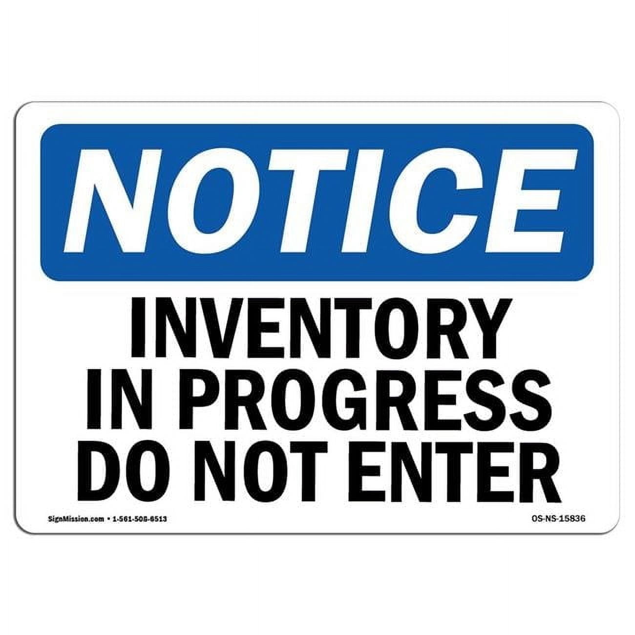 SignMission OS-NS-A-1014-L-15836 10 x 14 in. OSHA Notice Sign - Notice ...