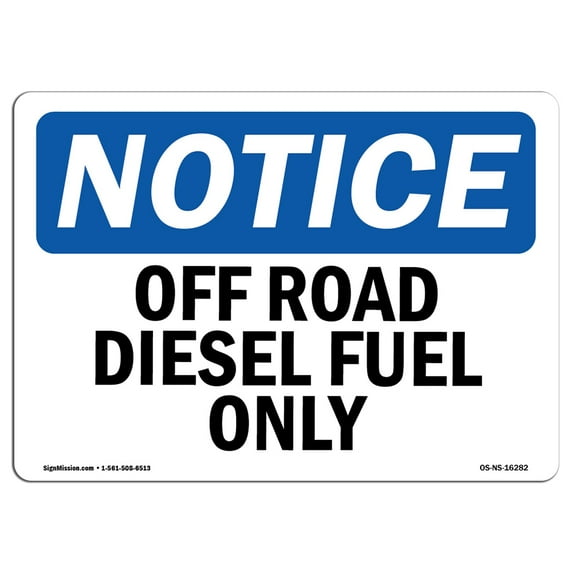 SignMission OS-NS-A-1014-V-17035 10 x 14 in. OSHA Notice Sign - Organic Cooler