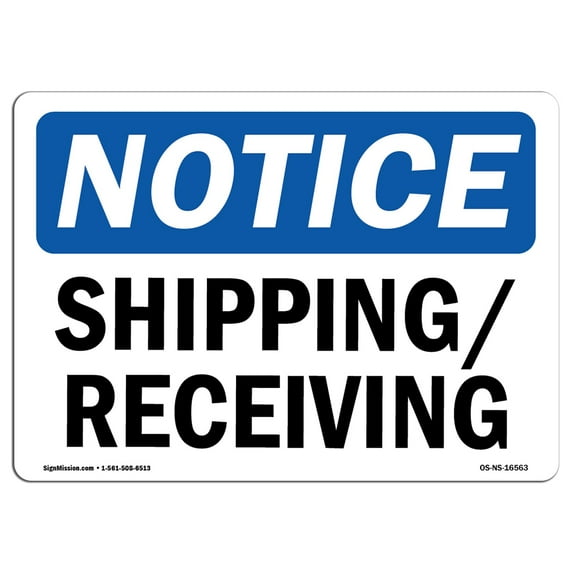 SignMission OS-NS-A-1014-V-17299 10 x 14 in. OSHA Notice Sign - Pinch Point Watch