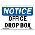 thumbnail image 1 of OSHA Notice Sign - Office Drop Box |  Aluminum Sign | Protect Your Business, Construction Site, Warehouse & Shop Area |  Made in the USA, 1 of 6