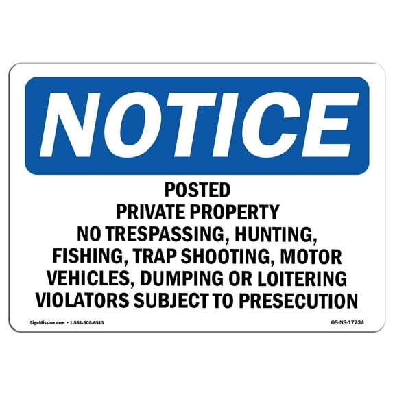 OSHA Notice Sign - Poultry Prep Only |  Aluminum Sign | Protect Your Business, Construction Site, Warehouse & Shop Area |  Made in the USA