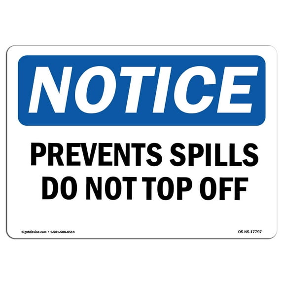 SignMission OS-NS-A-1014-L-17797 10 x 14 in. OSHA Notice Sign - Pre-Wash