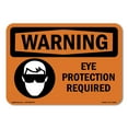 thumbnail image 1 of OSHA WARNING Sign - Eye Protection Required | Aluminum Sign | Protect Your Business, Construction Site, Warehouse & Shop Area | Made in the USA, 1 of 6