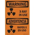 thumbnail image 1 of OSHA WARNING Sign - X-Ray In Use | Aluminum Sign | Protect Your Business, Construction Site, Warehouse & Shop Area | Made in the USA, 1 of 6