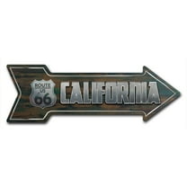 SignMission 10 x 30 in. Indoor & Outdoor Decor Direction Sticker Vinyl Wall Decals - California 66 - 24 in.