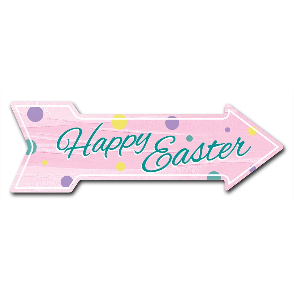 SignMission 10 x 30 in. Indoor & Outdoor Decor Direction Sticker Vinyl ...