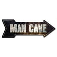 thumbnail image 1 of SignMission 10 x 30 in. Indoor & Outdoor Decor Direction Sticker Vinyl Wall Decals - Man Cave - 24 in., 1 of 3