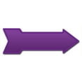 thumbnail image 1 of SignMission 10 x 30 in. Indoor & Outdoor Decor Direction Sticker Vinyl Wall Decals - Purple - 24 in., 1 of 3