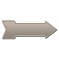 thumbnail image 1 of SignMission 10 x 30 in. Indoor & Outdoor Decor Direction Sticker Vinyl Wall Decals - Tan - 24 in., 1 of 3