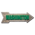 thumbnail image 1 of SignMission 10 x 30 in. Indoor & Outdoor Decor Direction Sticker Vinyl Wall Decals - Washington - 24 in., 1 of 3