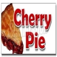 thumbnail image 1 of SignMission 12 in. Cherry Pie Decal Sticker - Bakery Cherries Crust Sweets Pastry Filling Tart, 1 of 1