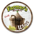 thumbnail image 1 of SignMission Circular Rigid Plastic Sign 12" Tall - Farmer's Market Wine | Plastic Sign |  Made in the USA, 1 of 2