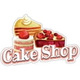 thumbnail image 1 of SignMission 12 in. Decal Concession Stand Food Truck Sticker - Cake Shop, 1 of 2