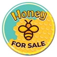 thumbnail image 1 of SignMission Circular Rigid Plastic Sign 12" Tall - Farmer's Market Honey | Plastic Sign |  Made in the USA, 1 of 2