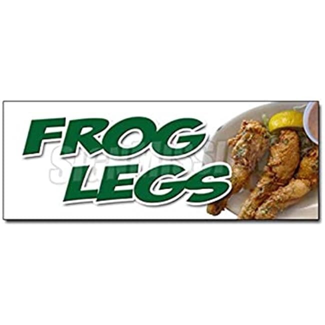 SignMission 12 in. Frog Legs Decal Sticker - Sauteed Grilled French ...