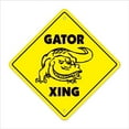 thumbnail image 1 of SignMission  12 in. Gator Zone Xing Crossing Sign, 1 of 1