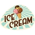 thumbnail image 1 of ICE CREAM 3 12" Concession Decal sign cart trailer stand sticker equipment, 1 of 3
