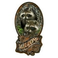 thumbnail image 1 of SignMission P-812 Welcome To Our Hideout 12 in. Welcome to Our Hideout Raccoon Novelty Sign, 1 of 5