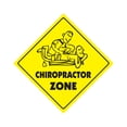 thumbnail image 1 of SignMission X-CHIROPRACTOR 12 x 12 in. Chiropractor Crossing Zone Xing Sign, 1 of 5