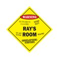 thumbnail image 1 of Ray's Room Sign Crossing Zone Xing | Indoor/Outdoor | 12" Tall kids bedroom decor door children's name boy girl, 1 of 5