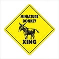 thumbnail image 1 of SignMission  12 x 12 in. Miniature Donkey Crossing Zone Xing Sign, 1 of 1