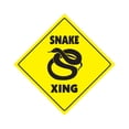 thumbnail image 1 of SignMission X-SNAKE 12 x 12 in. Snake Crossing Zone Xing Sign, 1 of 5