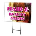 thumbnail image 1 of SignMission  12 x 16 in. Hair & Beauty Salon Yard Sign & Stake, 1 of 1