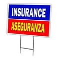 thumbnail image 1 of SignMission C-1216-DS-Insurance Aseguranza 12 x 16 in. Outdoor Plastic Window Yard Sign & Stake - Insurance Aseguranza, 1 of 3