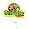 thumbnail image 1 of SignMission  12 x 16 in. Yard Sign & Stake - Salads, 1 of 1