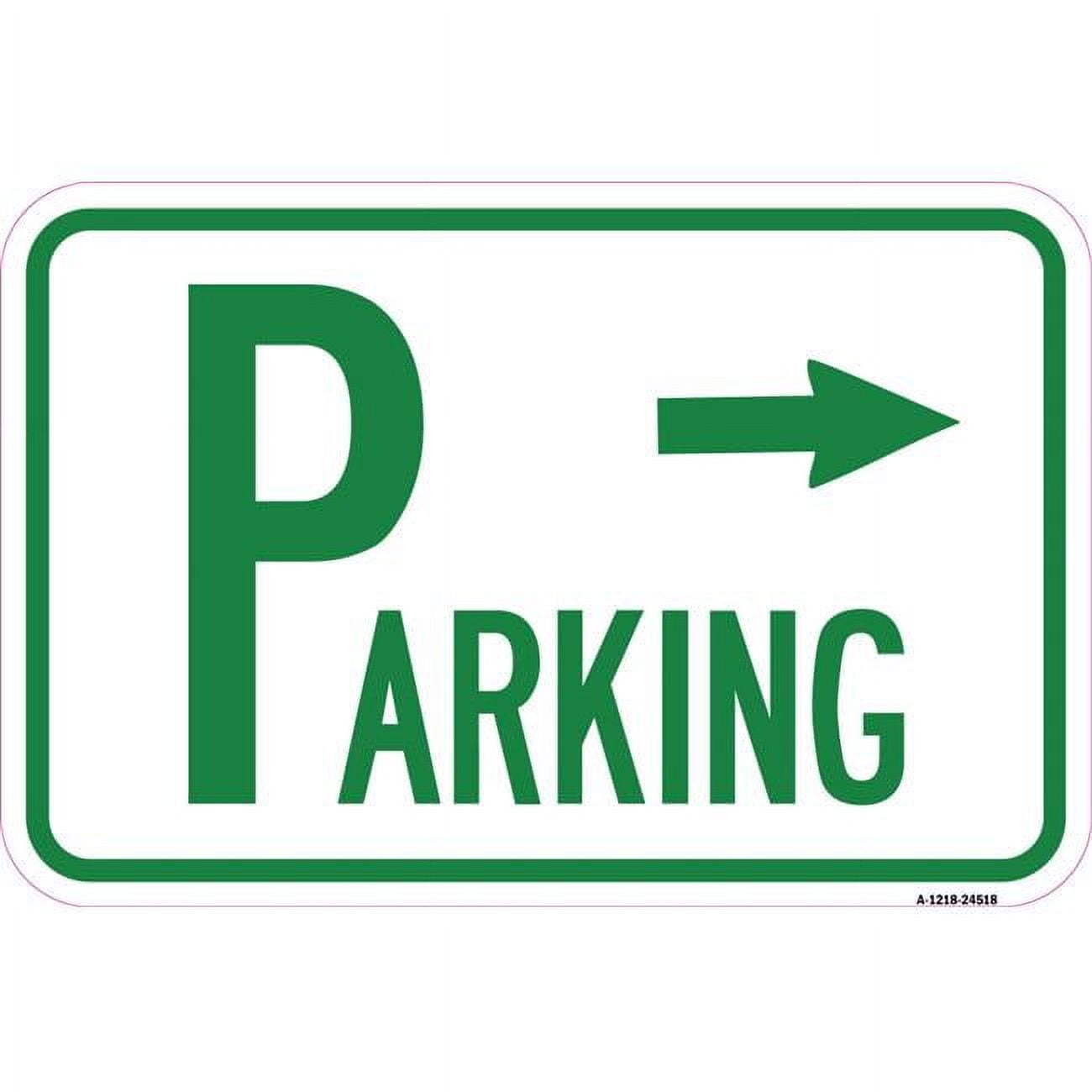 18 In X 12 In Nominal Sign Size, Aluminum, Parking Sign - 448U16|T1 - Foto 2