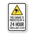thumbnail image 1 of SignMission A-1218-22817 12 x 18 in. Aluminum Sign - This Garage is Protected by A 24 Hour Surveillance System, 1 of 4