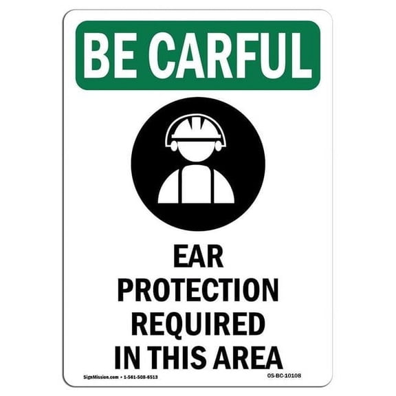 OSHA BE CAREFUL Sign - Slippery Ramp | Aluminum Sign | Protect Your Business, Construction Site, Warehouse & Shop Area | Made in the USA