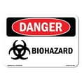 thumbnail image 1 of OSHA Danger Sign - Biohazard |  Aluminum Sign | Protect Your Business, Construction Site, Warehouse & Shop Area |  Made in The USA, 1 of 6