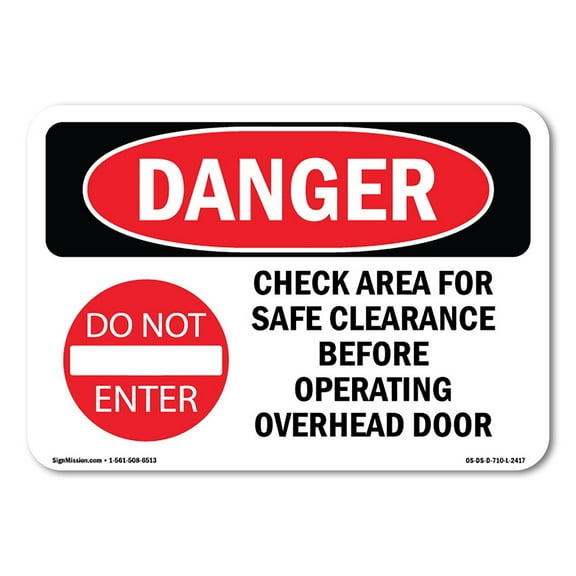OSHA Danger Sign - Chemical Spray In Progress |  Aluminum Sign | Protect Your Business, Construction Site, Warehouse & Shop Area |  Made in The USA