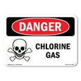 thumbnail image 1 of OSHA Danger Sign - Chlorine Gas |  Aluminum Sign | Protect Your Business, Construction Site, Warehouse & Shop Area |  Made in The USA, 1 of 6