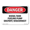 thumbnail image 1 of OSHA Danger Sign - Diesel Tank Fueling Pump |  Aluminum Sign | Protect Your Business, Construction Site, Warehouse & Shop Area |  Made in The USA, 1 of 6