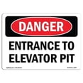 thumbnail image 1 of OSHA Danger Sign - Keep Out Open Shaft |  Aluminum Sign | Protect Your Business, Construction Site, Warehouse & Shop Area |  Made in The USA, 1 of 6