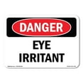 thumbnail image 1 of OSHA Danger Sign - Eye Irritant |  Aluminum Sign | Protect Your Business, Construction Site, Warehouse & Shop Area |  Made in The USA, 1 of 6