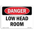 thumbnail image 1 of OSHA Danger Sign - Low Head Room |  Aluminum Sign | Protect Your Business, Construction Site, Warehouse & Shop Area |  Made in The USA, 1 of 6