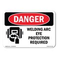 thumbnail image 1 of OSHA Danger Sign - Welding Arc Eye Protection Required |  Aluminum Sign | Protect Your Business, Construction Site, Warehouse & Shop Area |  Made in The USA, 1 of 6