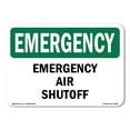 thumbnail image 1 of SignMission OS-EM-A-1218-V-10482 12 x 18 in. OSHA Emergency Sign - First Aid Kit Aed with Symbol, 1 of 6