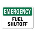 thumbnail image 1 of SignMission OS-EM-A-1218-V-10509 12 x 18 in. OSHA Emergency Sign - If Fire Alarm Sounds Call 911, 1 of 6