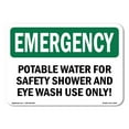thumbnail image 1 of SignMission OS-EM-A-1218-V-10459 12 x 18 in. OSHA Emergency Sign - Life Saving Equipment Location, 1 of 6
