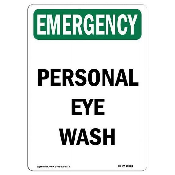 OSHA EMERGENCY Sign - Rescue Equipment Located Here | Aluminum Sign | Protect Your Business, Construction Site, Warehouse & Shop Area | Made in the USA
