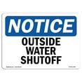 thumbnail image 1 of SignMission OS-NS-A-1218-V-10007 12 x 18 in. OSHA Notice Sign - 1. Wet Hands 2. Turn Off Water While Washing Hands, 1 of 6