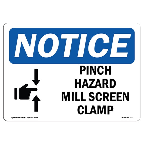 SignMission OS-NS-A-1218-V-10197 12 x 18 in. OSHA Notice Sign - Attention Drivers the Following