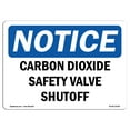 thumbnail image 1 of OSHA Notice Sign - Carbon Dioxide Safety Valve Shutoff |  Aluminum Sign | Protect Your Business, Construction Site, Warehouse & Shop Area |  Made in the USA, 1 of 6