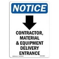 thumbnail image 1 of OSHA Notice Sign - Private Property No Parking No Trespassing 14" X 10" Aluminum Sign Protect Your Business, Work Site, Warehouse & Shop Area, 1 of 6