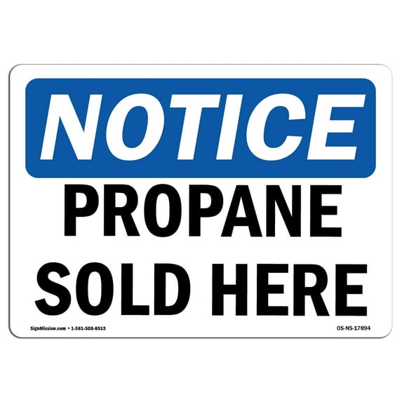 SignMission OS-NS-A-1218-V-10939 12 x 18 in. OSHA Notice Sign - Data